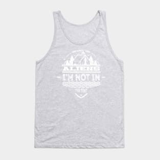 Funny Alien Believer Camping Tank Top